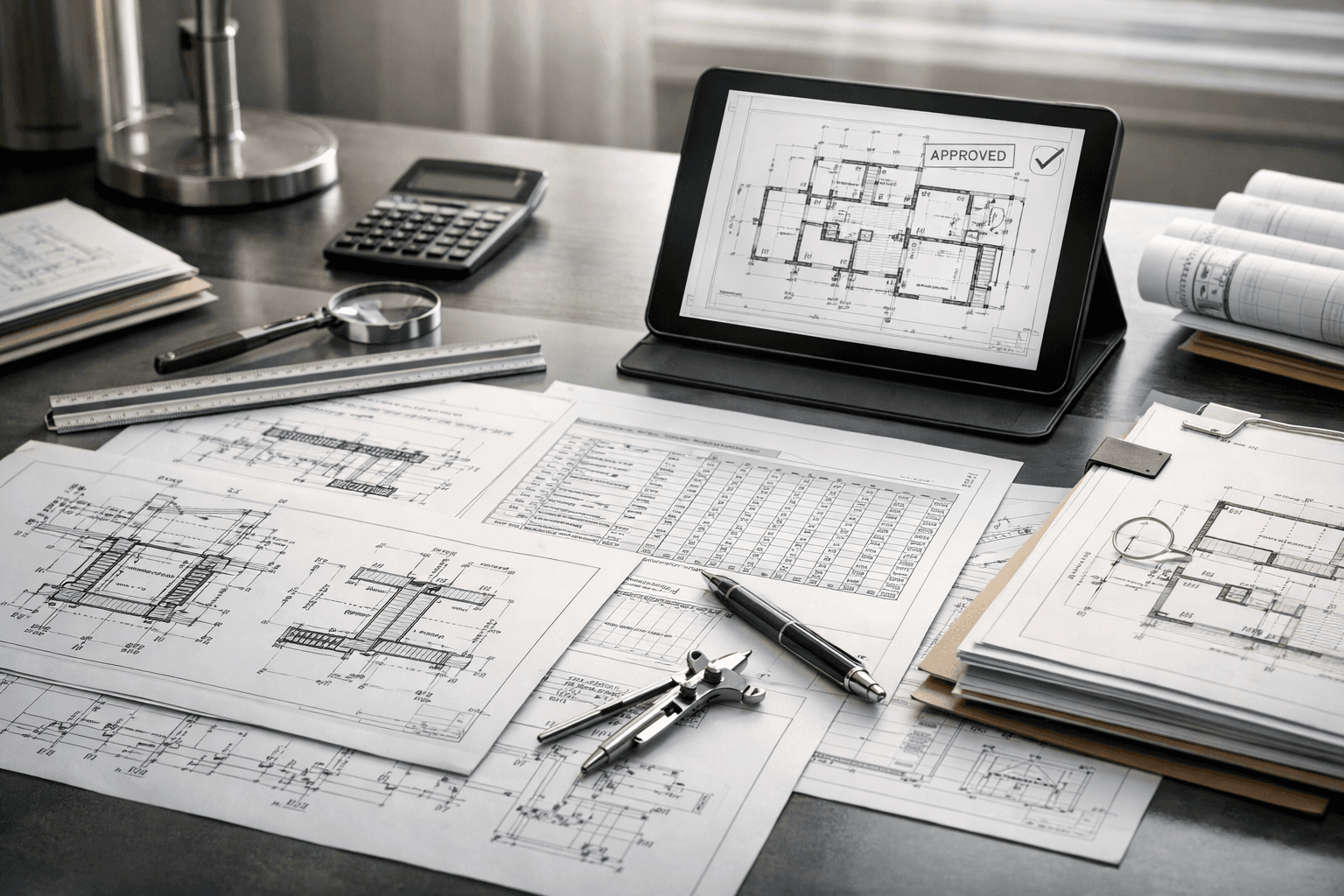 Planning and structural drawings — build-ready technical documentation